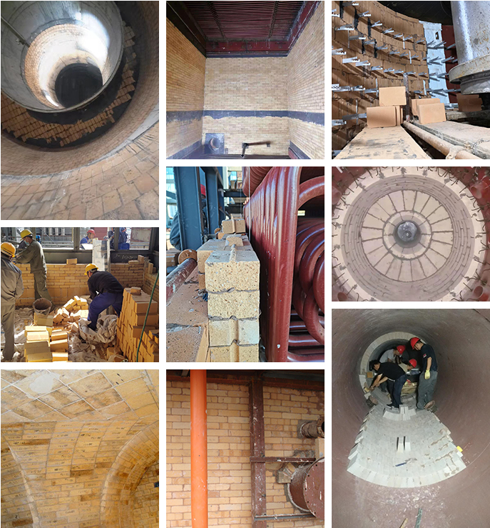Rongsheng Furnace Brick Lining Construction Cases